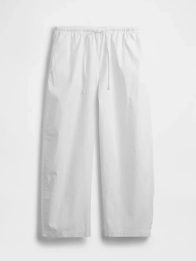 Poplin Easy Barrel-broek