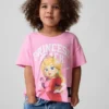 Princess Peach-T-shirt met print voor peuters