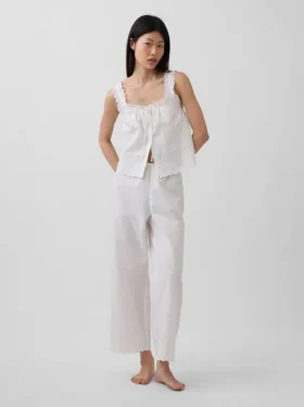 Pyjama-broek met borduursel