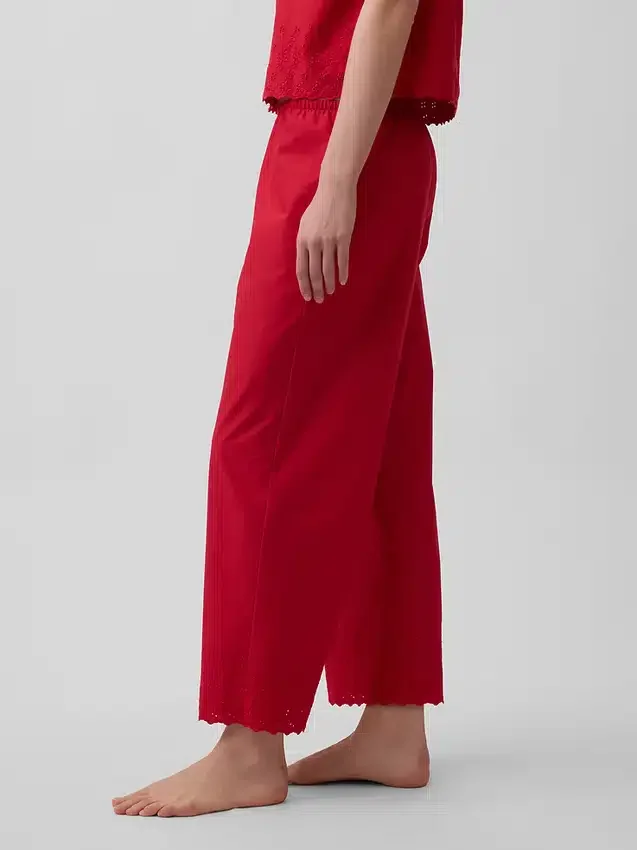 Pyjama-broek met borduursel