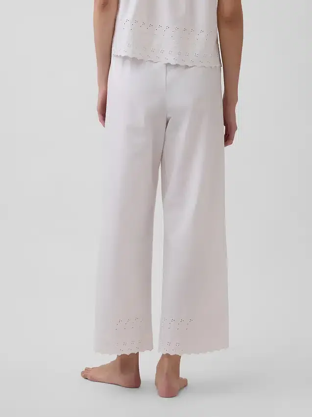 Pyjama-broek met borduursel