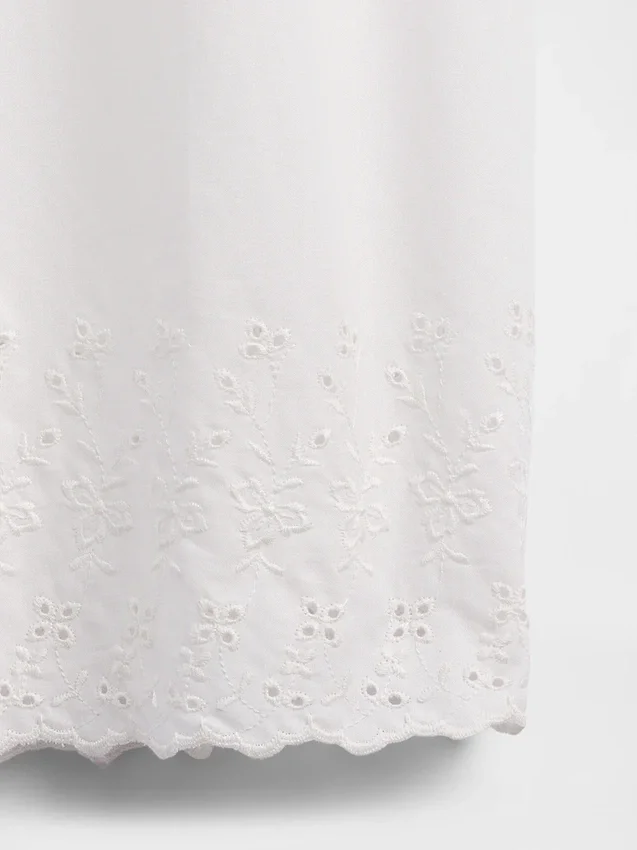 Pyjama-broek met borduursel
