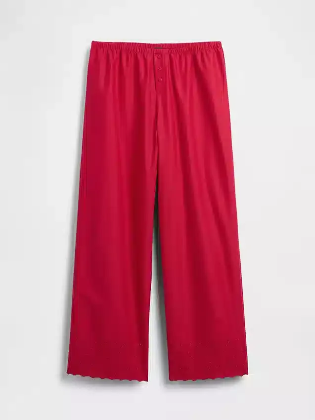 Pyjama-broek met borduursel