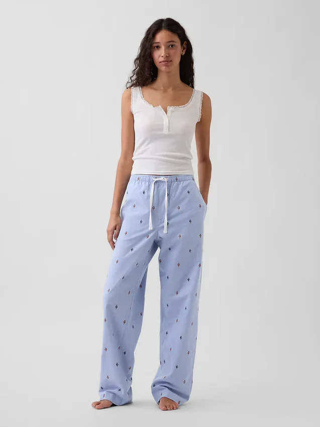 Pyjama-broek met relaxte pasvorm