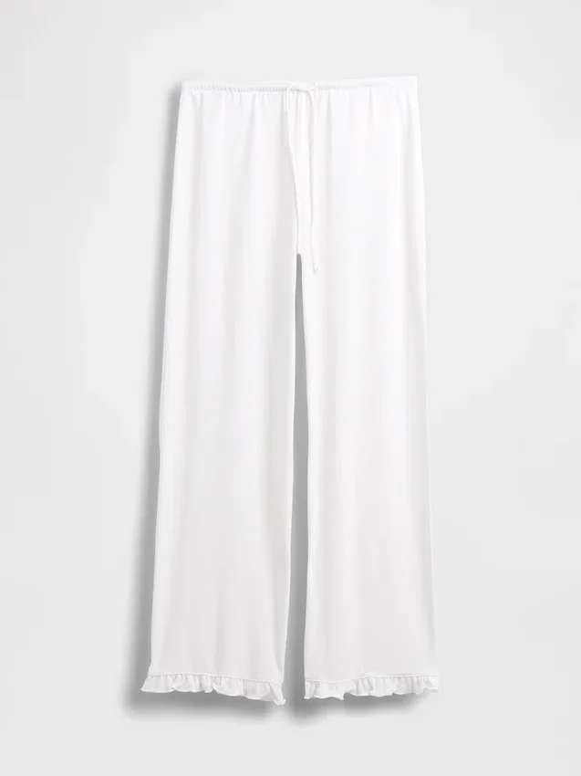 Pyjama-broek met ruches