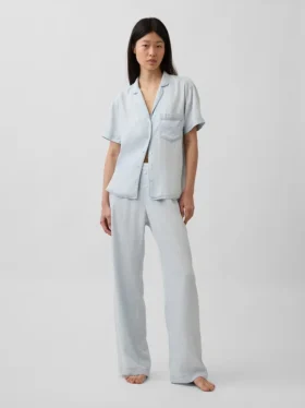 Pyjama-broek van popeline