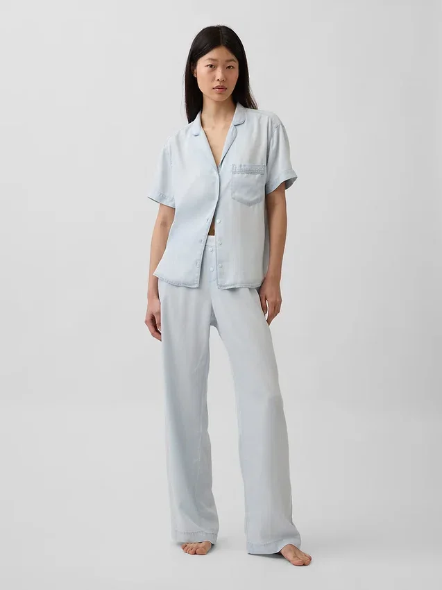 Pyjama-broek van popeline