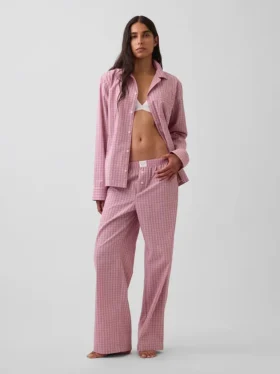 Pyjama-broek van popeline