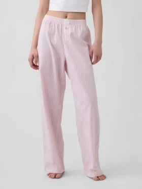 Pyjama-broek van popeline