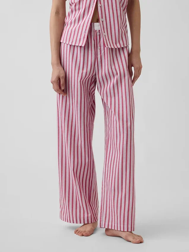 Pyjama-broek van popeline