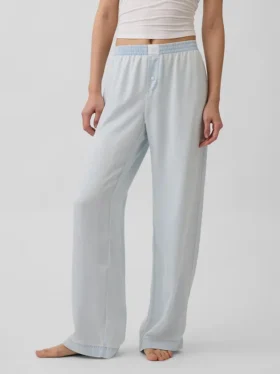 Pyjama-broek van popeline