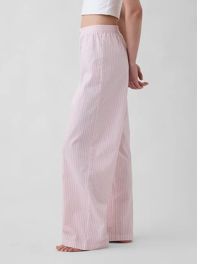 Pyjama-broek van popeline