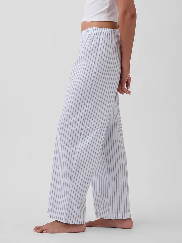 Pyjama-broek van popeline