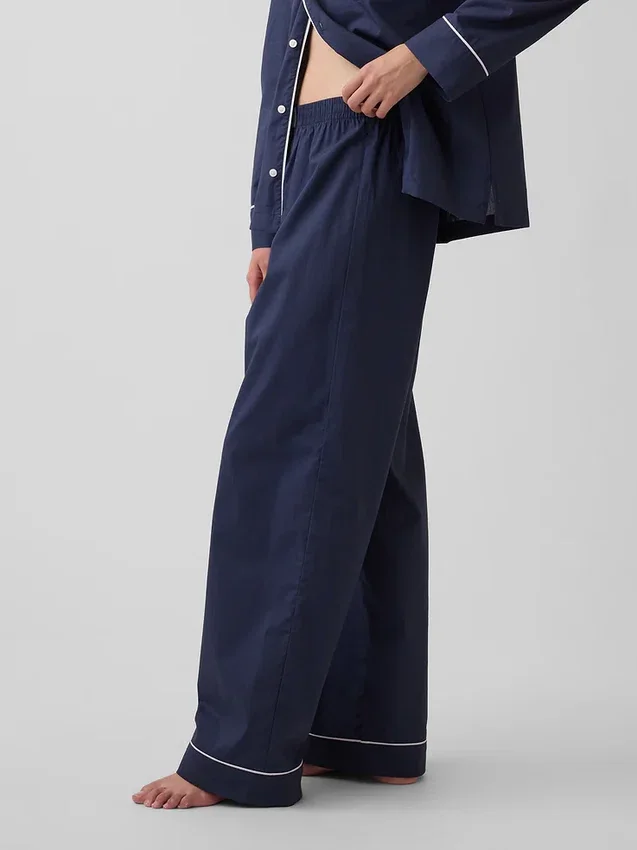 Pyjama-broek van popeline