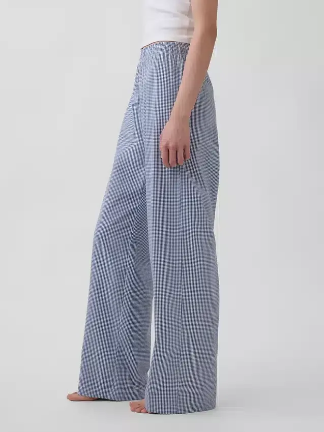 Pyjama-broek van popeline