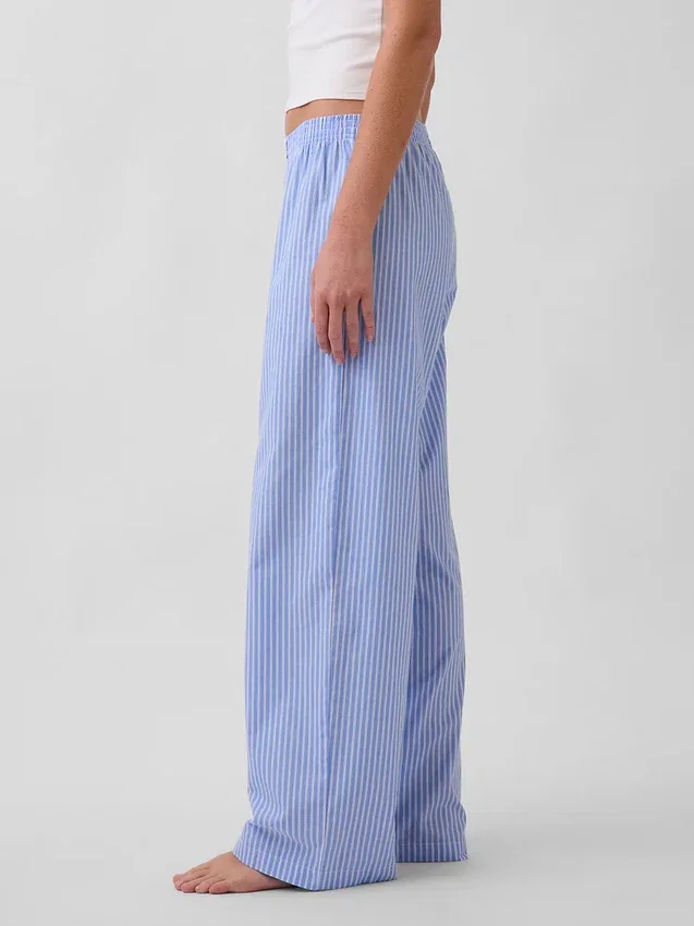 Pyjama-broek van popeline