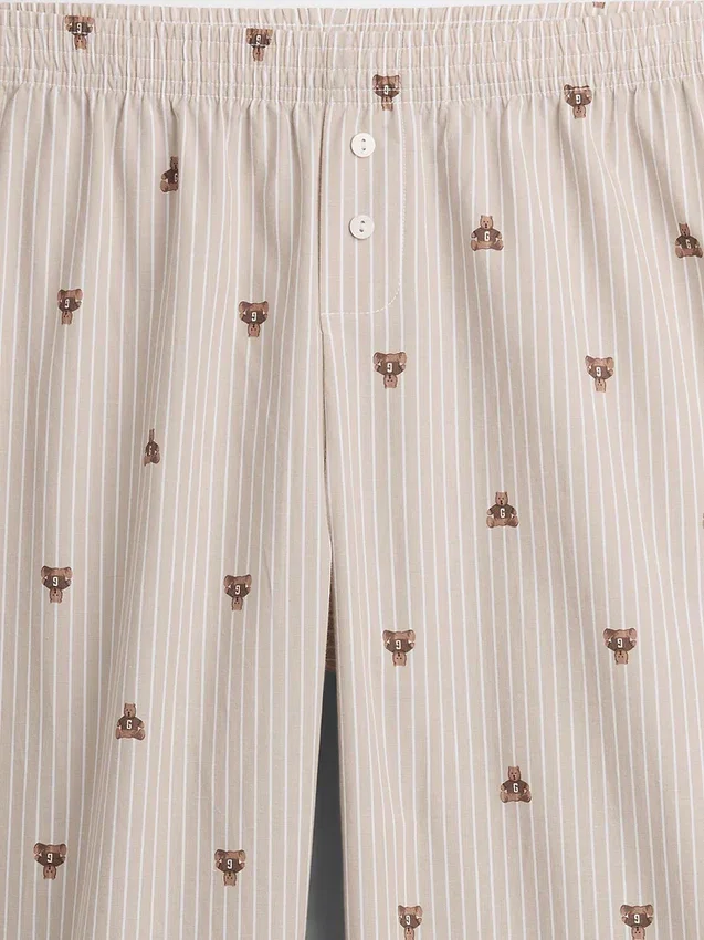Pyjama-broek van popeline
