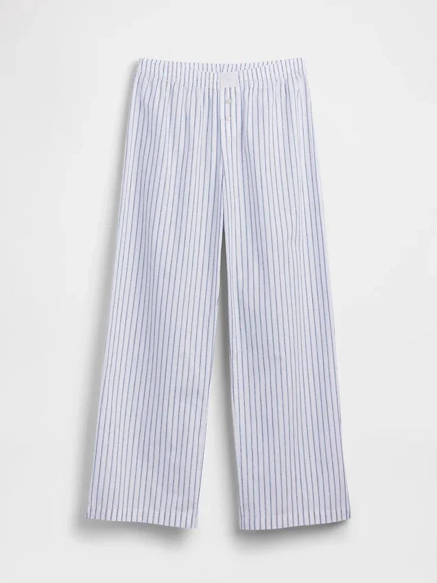 Pyjama-broek van popeline