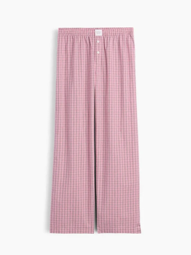 Pyjama-broek van popeline