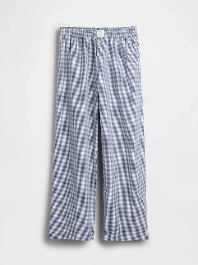 Pyjama-broek van popeline