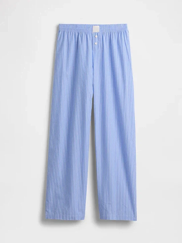 Pyjama-broek van popeline