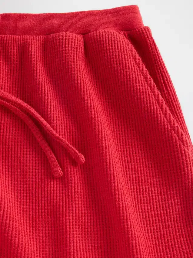 Pyjama-korte broek met wafelstructuur