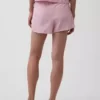 Pyjama-korte broek van gekreukelde gaas