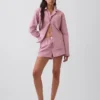 Pyjama-korte broek van popeline