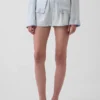 Pyjama-korte broek van popeline