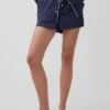 Pyjama-korte broek van popeline