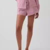 Pyjama-korte broek van popeline