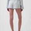 Pyjama-korte broek van popeline