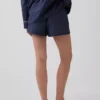 Pyjama-korte broek van popeline