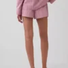 Pyjama-korte broek van popeline