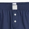 Pyjama-korte broek van popeline