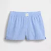 Pyjama-korte broek van popeline