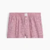 Pyjama-korte broek van popeline