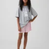 Pyjama-korte broeken voor kinderen van gerecycled pointelle