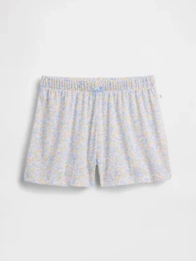 Pyjama-korte broeken voor kinderen van gerecycled pointelle