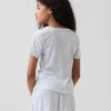 Pyjama-korte broeken voor kinderen van gerecycled pointelle