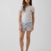 Pyjama-set met korte broeken voor kinderen van gerecycled ribbreisel
