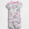 Pyjama-set voor Baby & Peuter van biologisch geborsteld katoen met berlogo