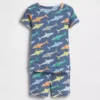 Pyjama-set voor Baby & Peuter van biologisch geborsteld katoen met haaienprint