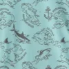 Pyjama-set voor kinderen van biologisch geborsteld katoen met piratenkaart in korte broeken