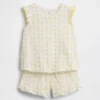 Pyjama-setje met gerecyclede ruches en fruitprint voor Baby & Peuter