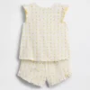 Pyjama-setje met gerecyclede ruches en fruitprint voor Baby & Peuter