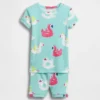 Pyjama-setje met korte broek van biologisch geborsteld katoen voor Baby & Peuter