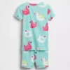 Pyjama-setje met korte broek van biologisch geborsteld katoen voor Baby & Peuter