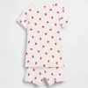 Pyjama-setje voor Baby & Peuter van biologisch geborsteld katoen met aardbeienprint