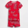 Pyjama-setje voor Baby & Peuter van biologisch geborsteld katoen met brandweerwagenmotief